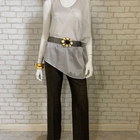 NWT Helmut Lang silk one-arm asymmetical top-S - Picture 5 of 10